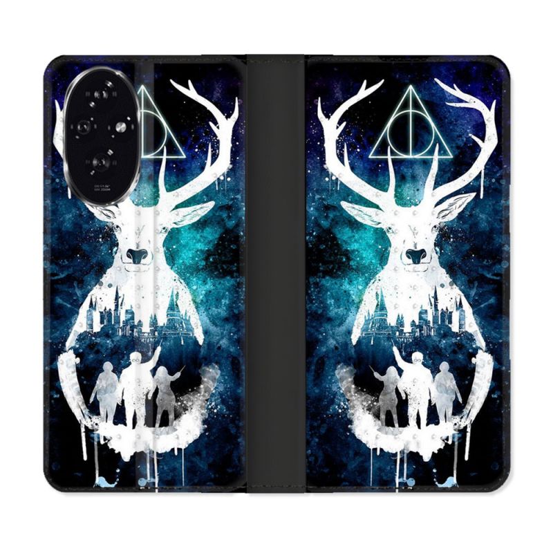 Housse cuir portefeuille Pour Honor 200 5G Harry Potter Patronome