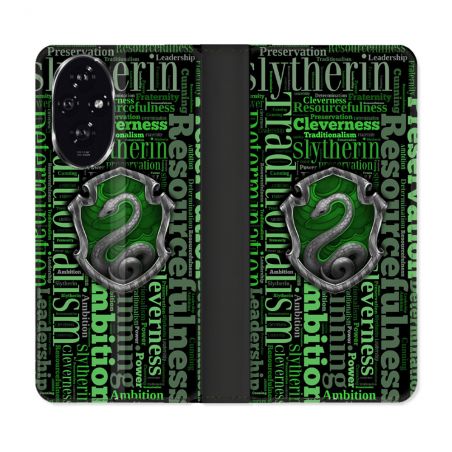 Housse cuir portefeuille Pour Honor 200 5G Harry Potter Serpentar