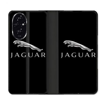 Housse cuir portefeuille Pour Honor 200 5G Jaguar
