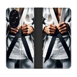 Housse cuir portefeuille Pour Honor 200 5G Kimono Ceinture