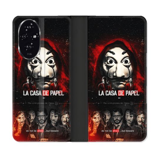 Housse cuir portefeuille Pour Honor 200 5G La Casa De Papel