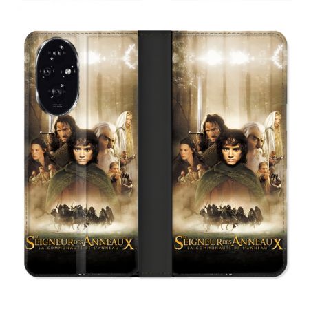 Housse cuir portefeuille Pour Honor 200 5G Le seigneur Des Anneaux Affiche