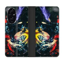 Housse cuir portefeuille Pour Honor 200 5G Manga Boruto Eclair
