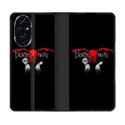 Housse cuir portefeuille Pour Honor 200 5G Manga Death Note Noir