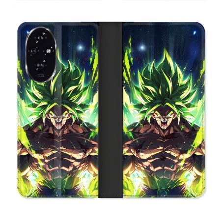 Housse cuir portefeuille Pour Honor 200 5G Manga Dragon Ball Broly
