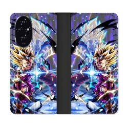 Housse cuir portefeuille Pour Honor 200 5G Manga Dragon Ball Sangohan Duo