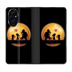 Housse cuir portefeuille Pour Honor 200 5G Manga Dragon Ball Vintage