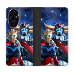 Housse cuir portefeuille Pour Honor 200 5G Manga Goldorak