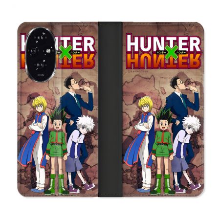 Housse cuir portefeuille Pour Honor 200 5G Manga Hunter X Hunter Vintage