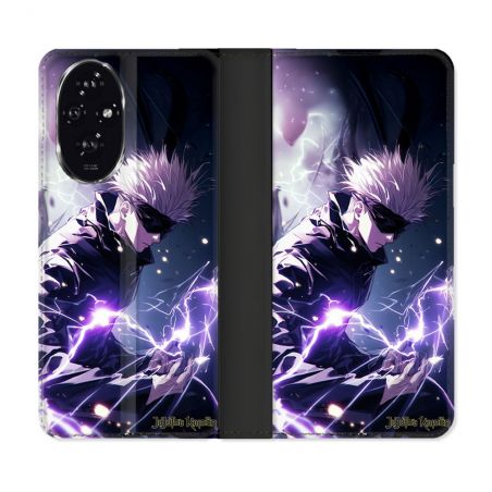 Housse cuir portefeuille Pour Honor 200 5G Manga Jujutsu Kaisen Gojo Saturo