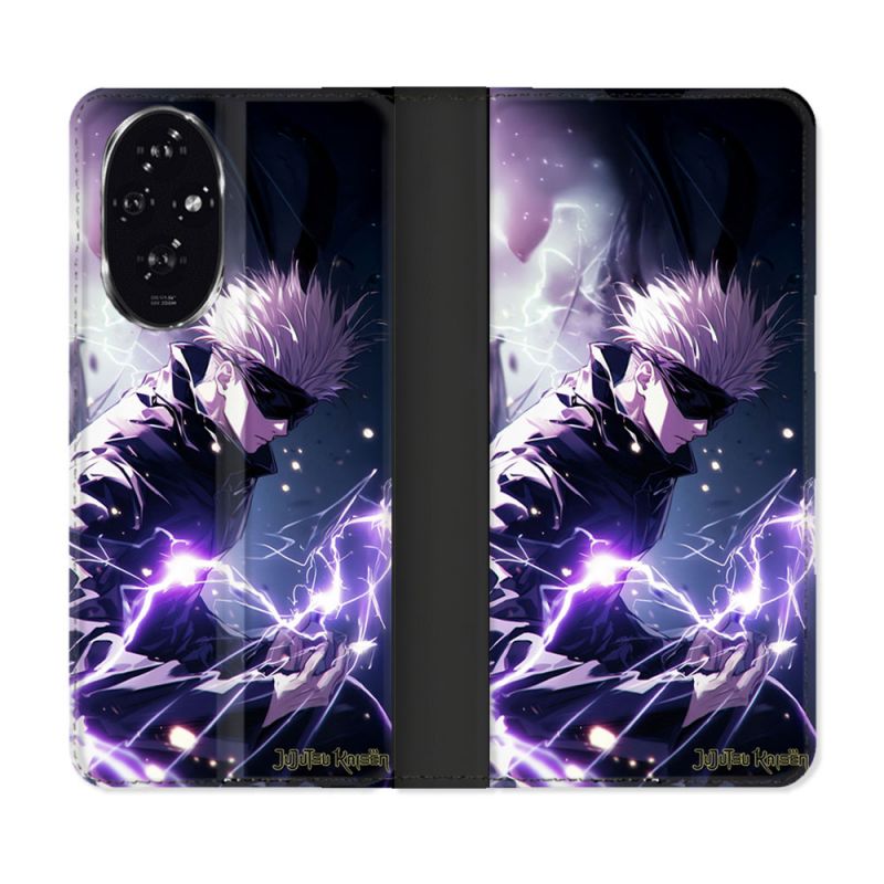Housse cuir portefeuille Pour Honor 200 5G Manga Jujutsu Kaisen Gojo Saturo