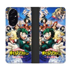 Housse cuir portefeuille Pour Honor 200 5G Manga My Hero Academia Affiche