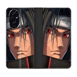 Housse cuir portefeuille Pour Honor 200 5G Manga Naruto Itachi Visage