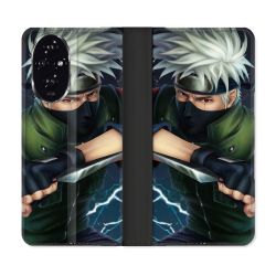 Housse cuir portefeuille Pour Honor 200 5G Manga Naruto Kakashi