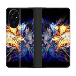 Housse cuir portefeuille Pour Honor 200 5G Manga Naruto VS
