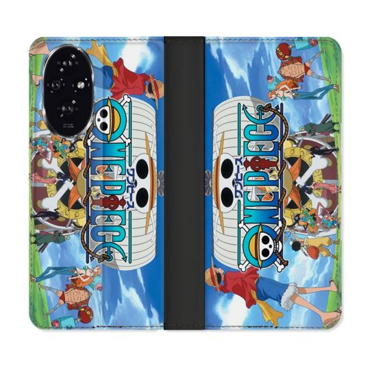 Housse cuir portefeuille Pour Honor 200 5G Manga One Piece Sunny