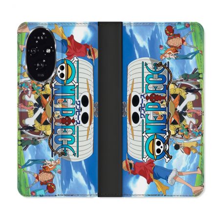Housse cuir portefeuille Pour Honor 200 5G Manga One Piece Sunny