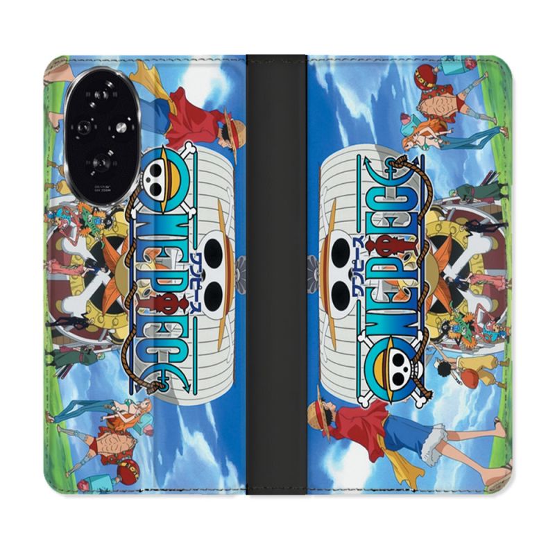Housse cuir portefeuille Pour Honor 200 5G Manga One Piece Sunny