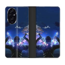 Housse cuir portefeuille Pour Honor 200 5G Manga SAO sword Art Online Epee
