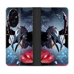 Housse cuir portefeuille Pour Honor 200 5G Manga Solo Leveling Sung Epee