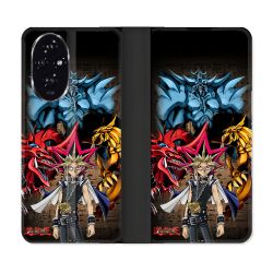 Housse cuir portefeuille Pour Honor 200 5G Manga Yu Gi Oh