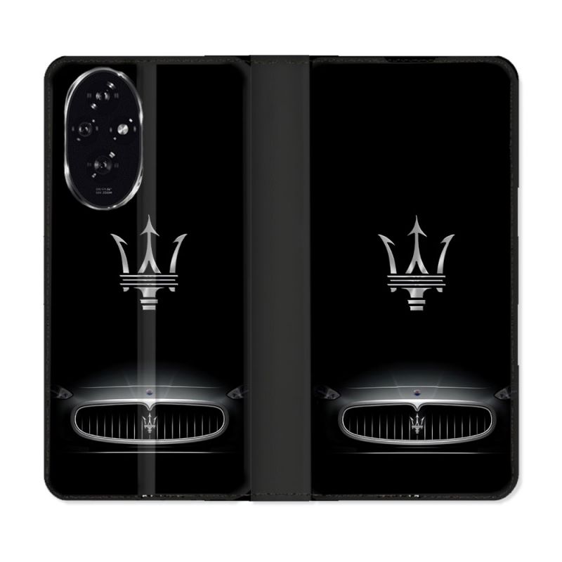 Housse cuir portefeuille Pour Honor 200 5G Maserati