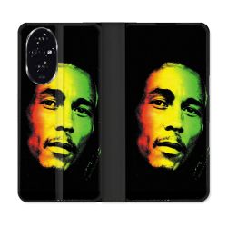 Housse cuir portefeuille Pour Honor 200 5G Musique Bob Marley 2