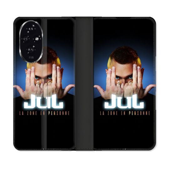 Housse cuir portefeuille Pour Honor 200 5G Musique Jul Signe