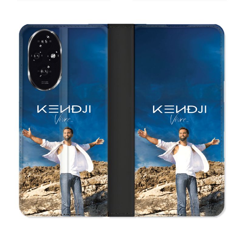 Housse cuir portefeuille Pour Honor 200 5G Musique Kendji