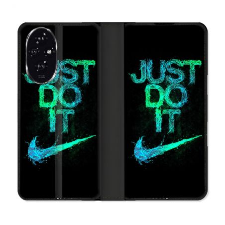 Housse cuir portefeuille Pour Honor 200 5G Nike Just Do It