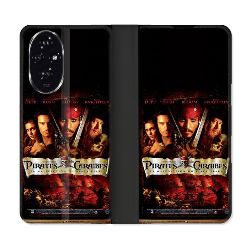 Housse cuir portefeuille Pour Honor 200 5G Pirate Des Caraibes