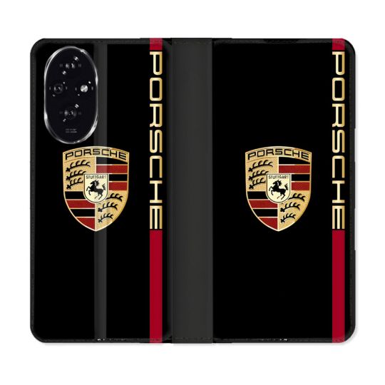 Housse cuir portefeuille Pour Honor 200 5G Porsche Line
