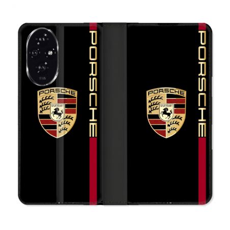 Housse cuir portefeuille Pour Honor 200 5G Porsche Line