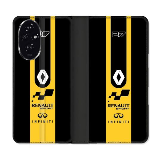 Housse cuir portefeuille Pour Honor 200 5G Renault