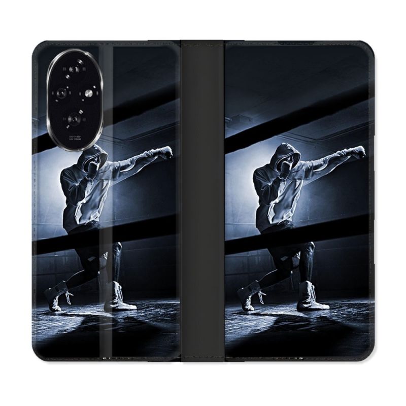 Housse cuir portefeuille Pour Honor 200 5G Sport Boxe Poing