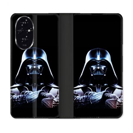 Housse cuir portefeuille Pour Honor 200 5G Star Wars - Dark Vador Noir