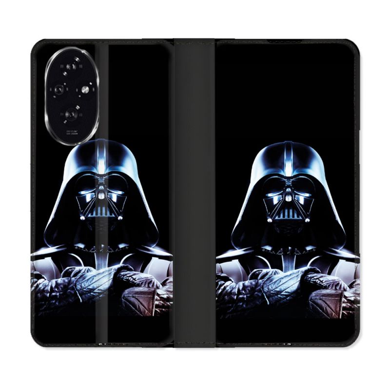Housse cuir portefeuille Pour Honor 200 5G Star Wars - Dark Vador Noir