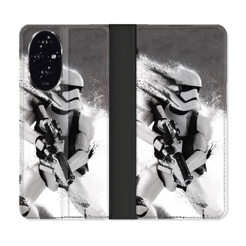 Housse cuir portefeuille Pour Honor 200 5G Star Wars - Trooper