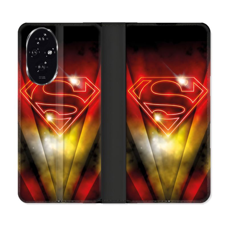 Housse cuir portefeuille Pour Honor 200 5G Superman Logo