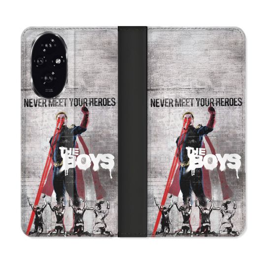 Housse cuir portefeuille Pour Honor 200 5G The Boys Affiche
