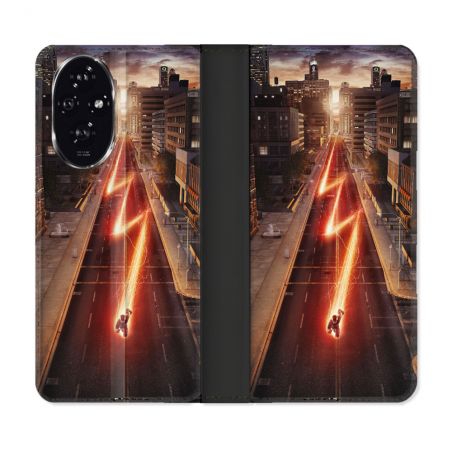 Housse cuir portefeuille Pour Honor 200 5G The Flash City