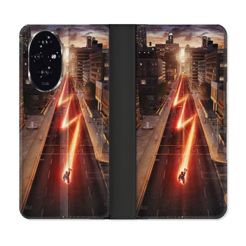 Housse cuir portefeuille Pour Honor 200 5G The Flash City