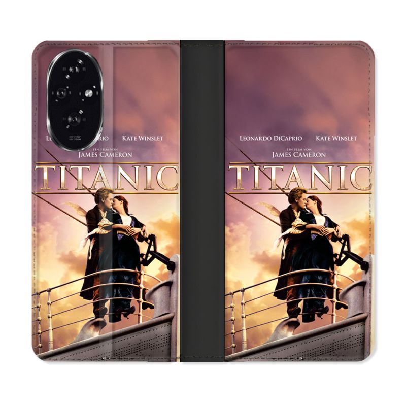 Housse cuir portefeuille Pour Honor 200 5G Titanic