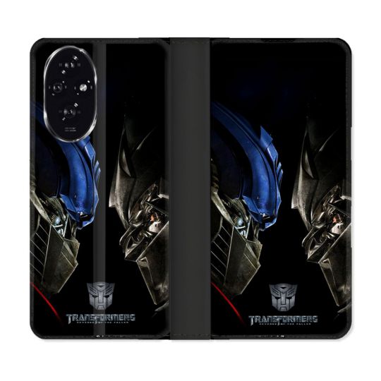 Housse cuir portefeuille Pour Honor 200 5G Transformers