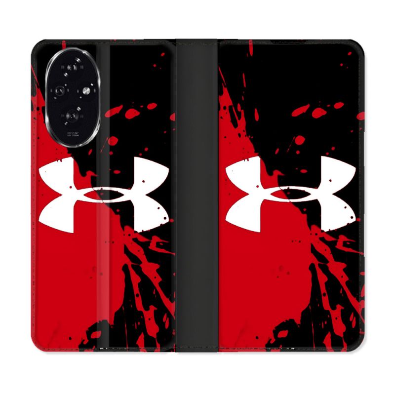 Housse cuir portefeuille Pour Honor 200 5G Under Armour