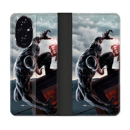 Housse cuir portefeuille Pour Honor 200 5G Venom