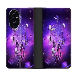 Housse cuir portefeuille Pour Honor 200 5G Zen Attrape Reve Papillon