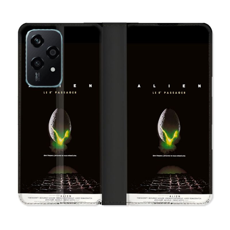 Housse cuir portefeuille Pour Honor 200 Lite 5G Alien Affiche