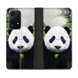 Housse cuir portefeuille Pour Honor 200 Lite 5G Animal Panda Color
