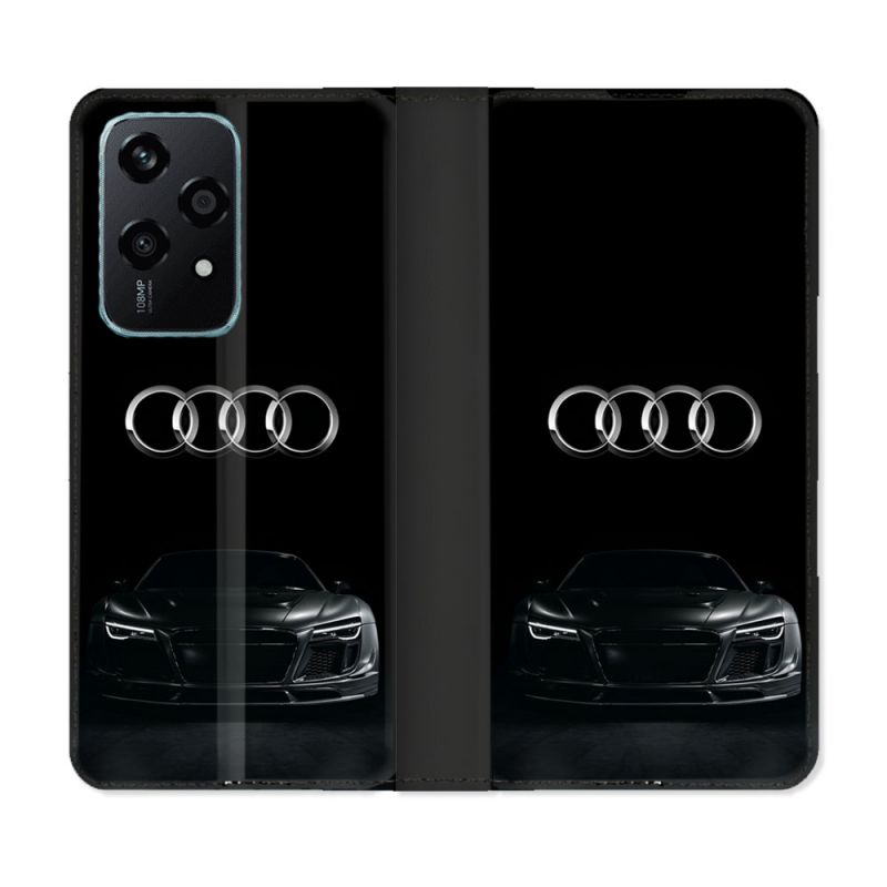 Housse cuir portefeuille Pour Honor 200 Lite 5G Audi